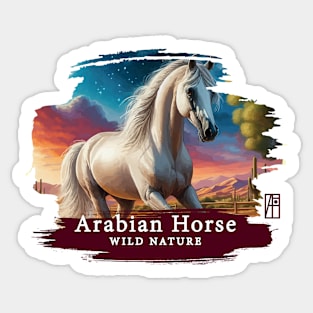 Arabian Horse - WILD NATURE - HORSE -16 Sticker